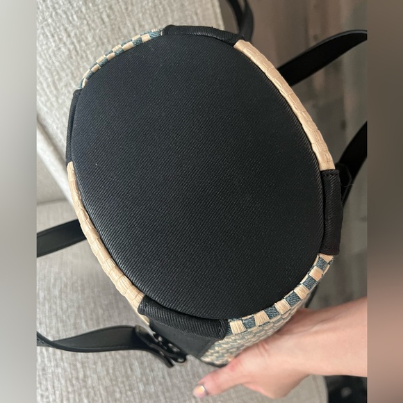 Diesel denim / straw bucket bag - Picture 8 of 12